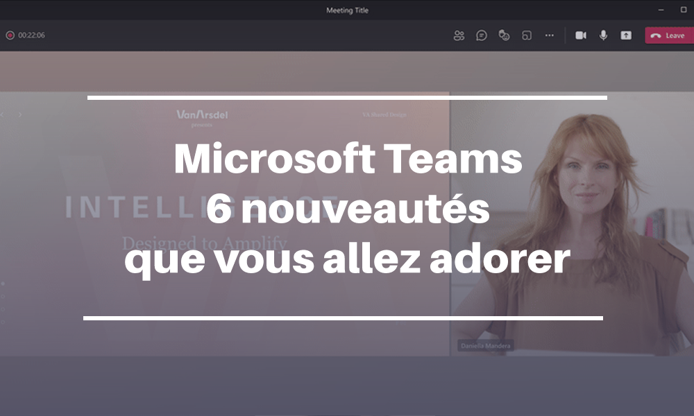 Nouveautés Teams en septembre 2021